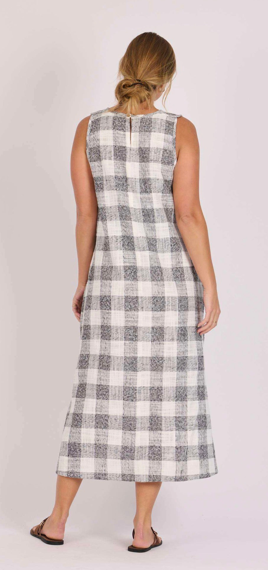Gingham Sleeveless Dress