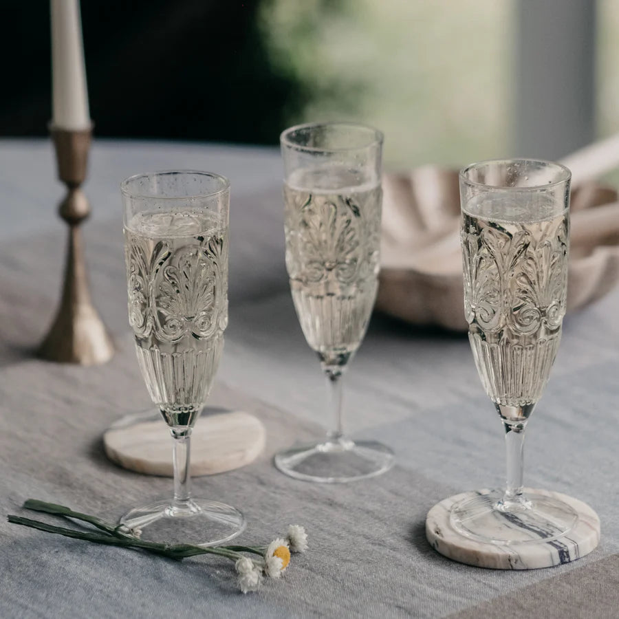 Flemington Acrylic Champagne Flute - Clear