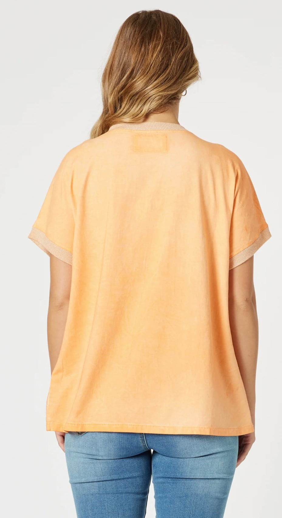 Sienna Tee- Washed Orange