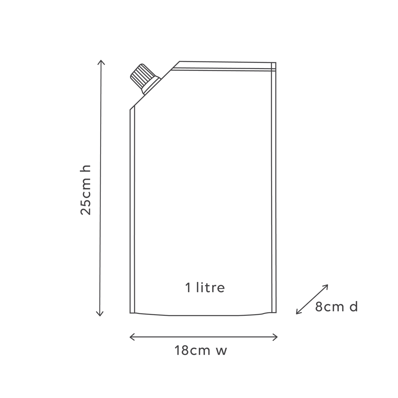 Alive Body Raspberry Blossom & Juniper Natural Hand and Body Lotion Refill