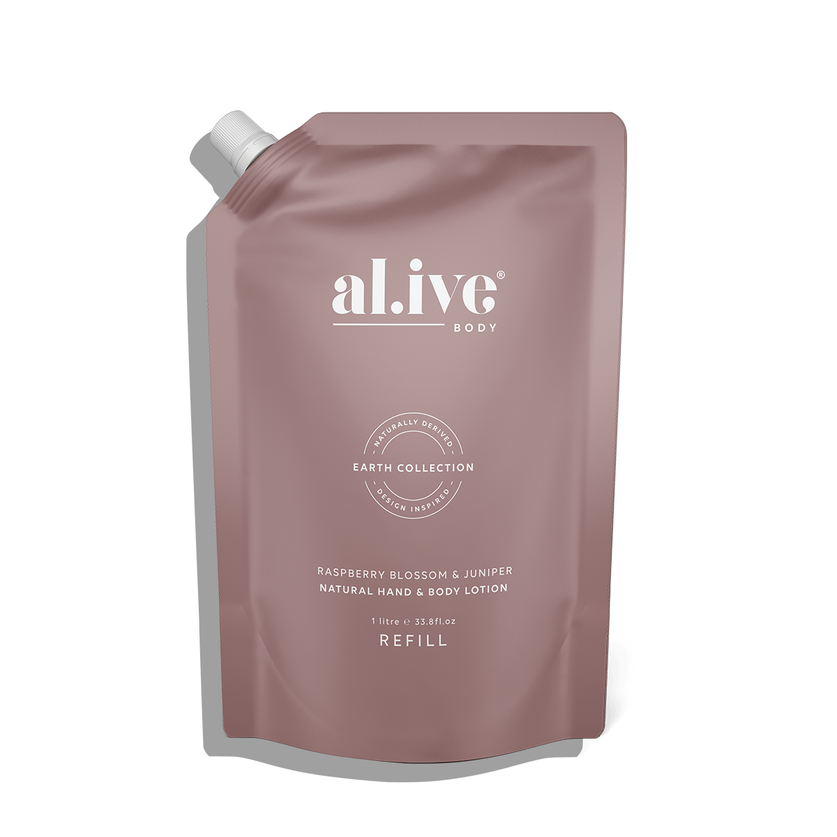 Alive Body Raspberry Blossom & Juniper Natural Hand and Body Lotion Refill
