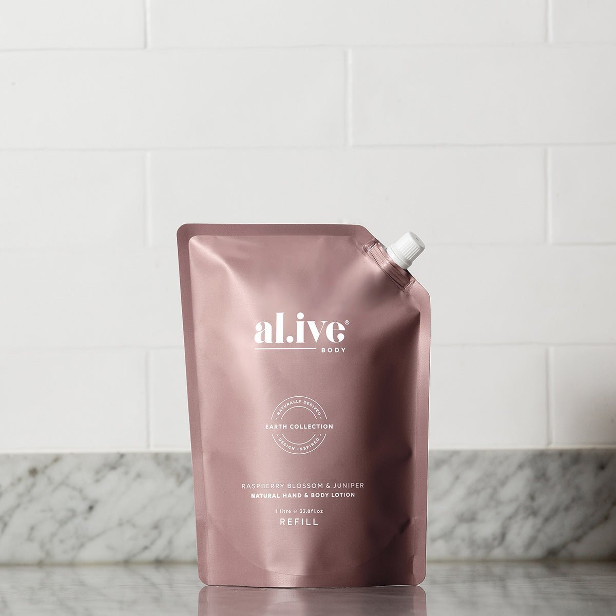 Alive Body Raspberry Blossom & Juniper Natural Hand and Body Lotion Refill