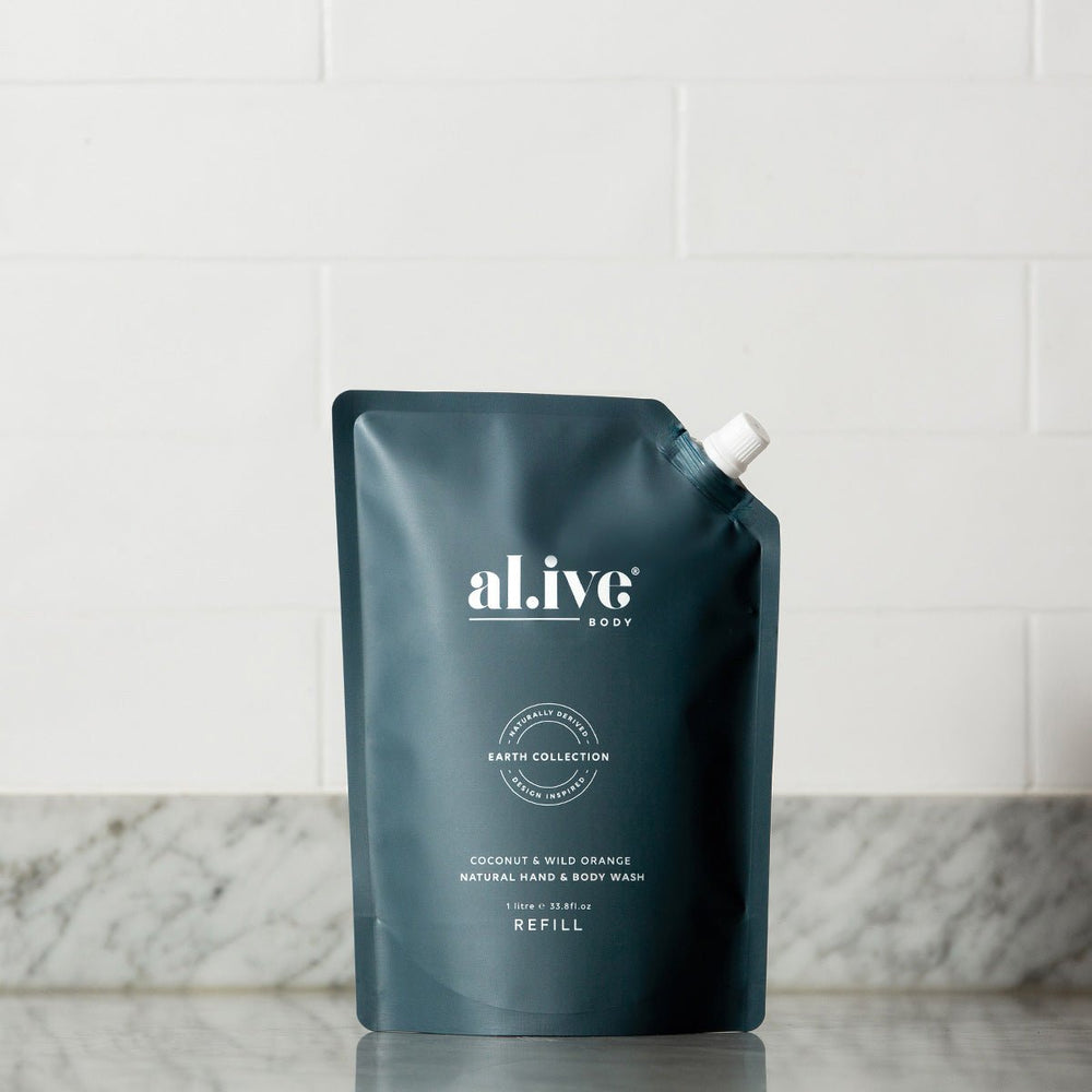 Al.ive Hand & Body Wash Refill - Coconut/Wild Orange