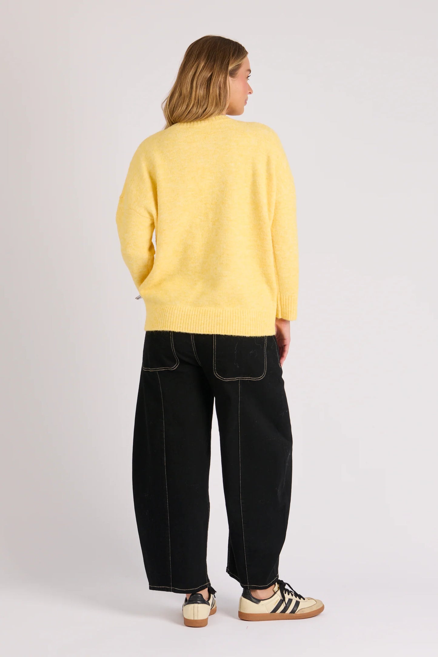 Pocket Detail Jumper - Lemon