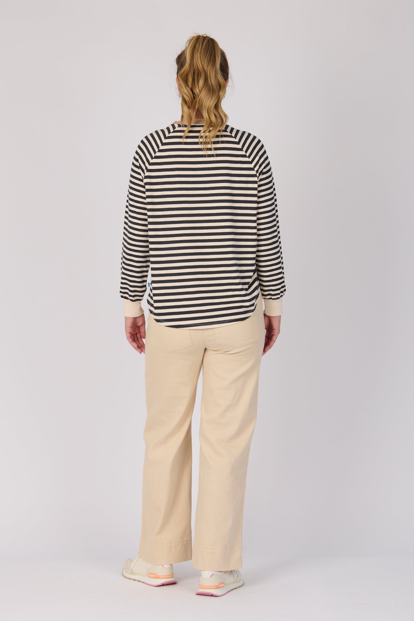 Raglan Top- Black Stripe