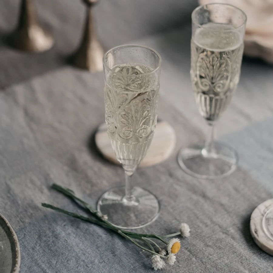 Flemington Acrylic Champagne Flute - Clear