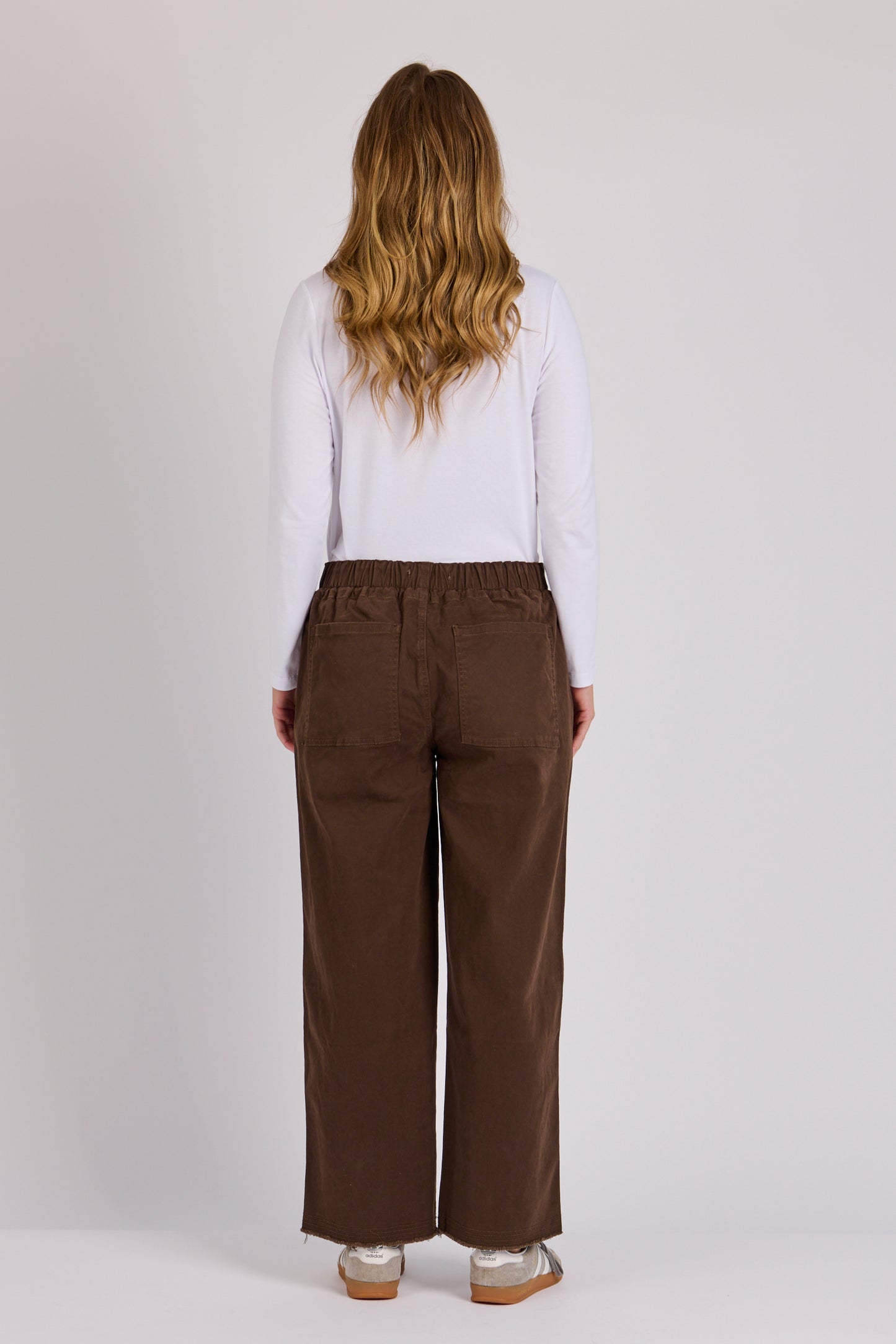 Tie Wasit Baggy Jeans- Dark Chocolate