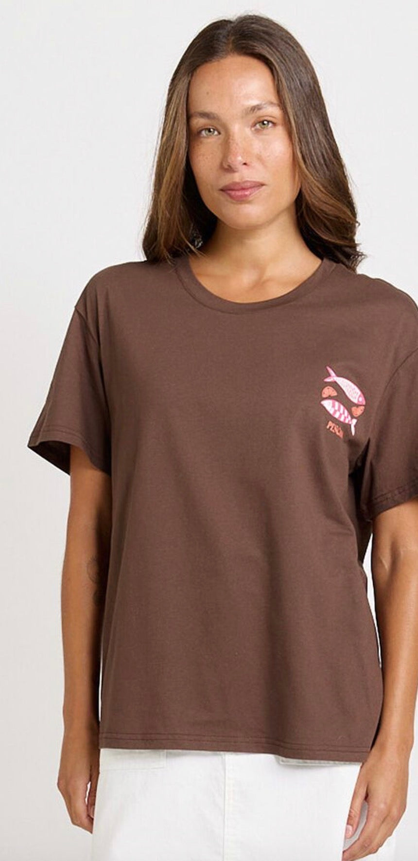 Relax Boxy Tee - Pescado Print