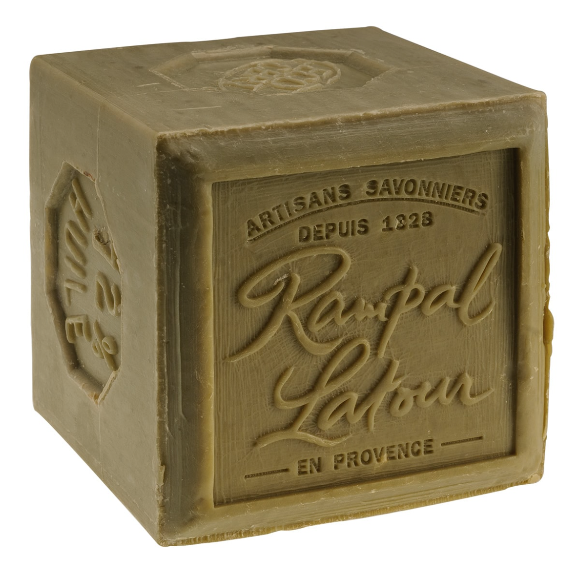 Rampal Latour Savon de Marseille Soap 600 gram Cube - Green with 72% Olive Oil