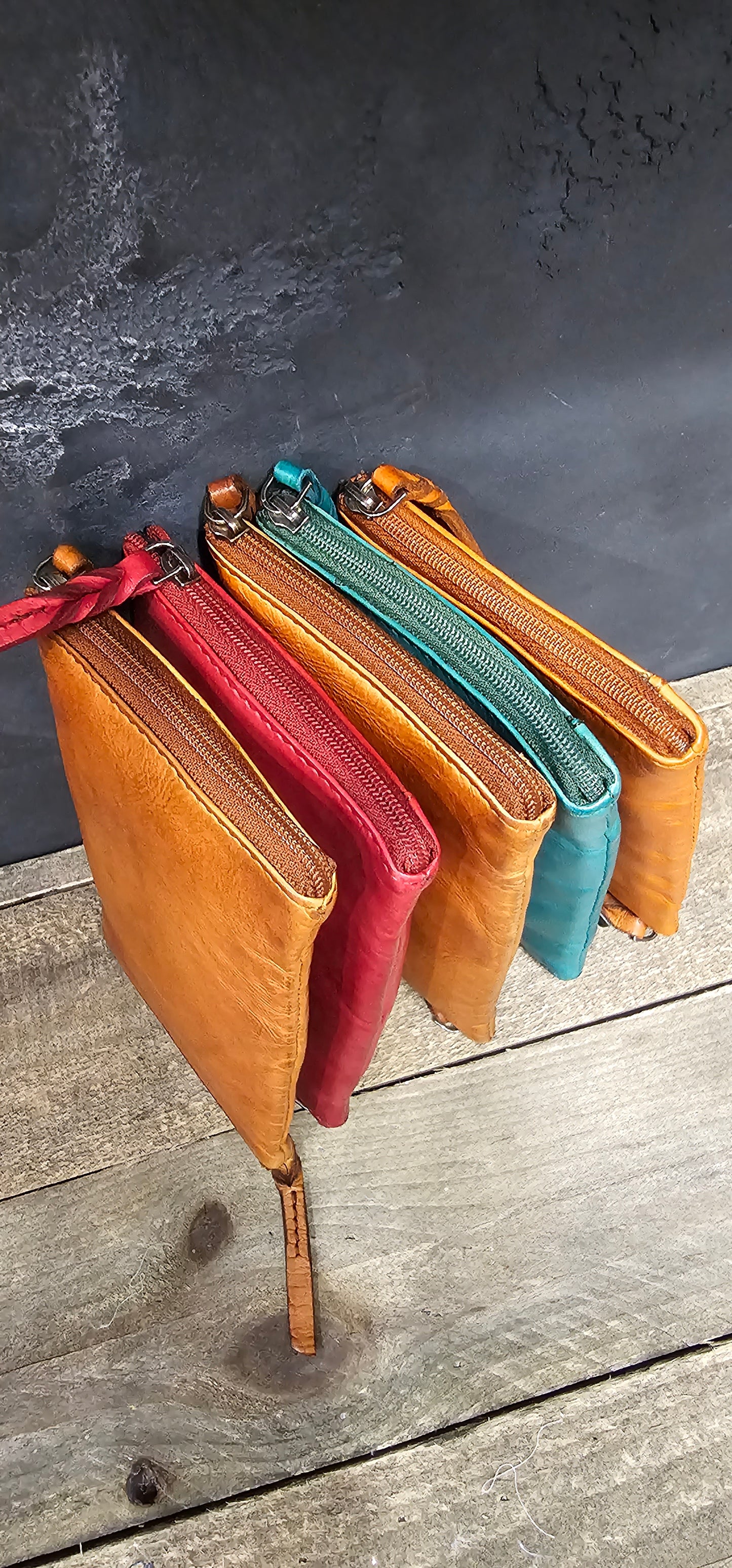 Soft Vintage Leather Optical/Phone Case - Tan