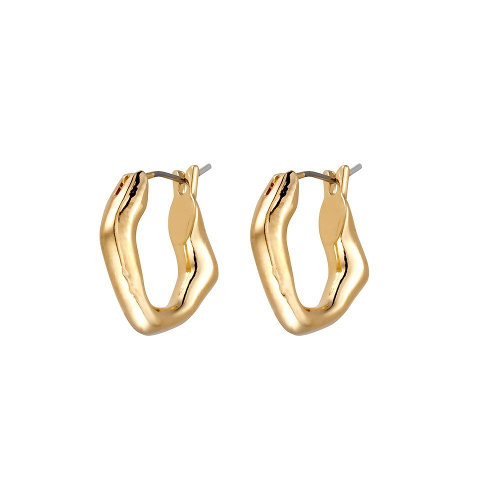 Allure Obscure Hoop Earring - Gold
