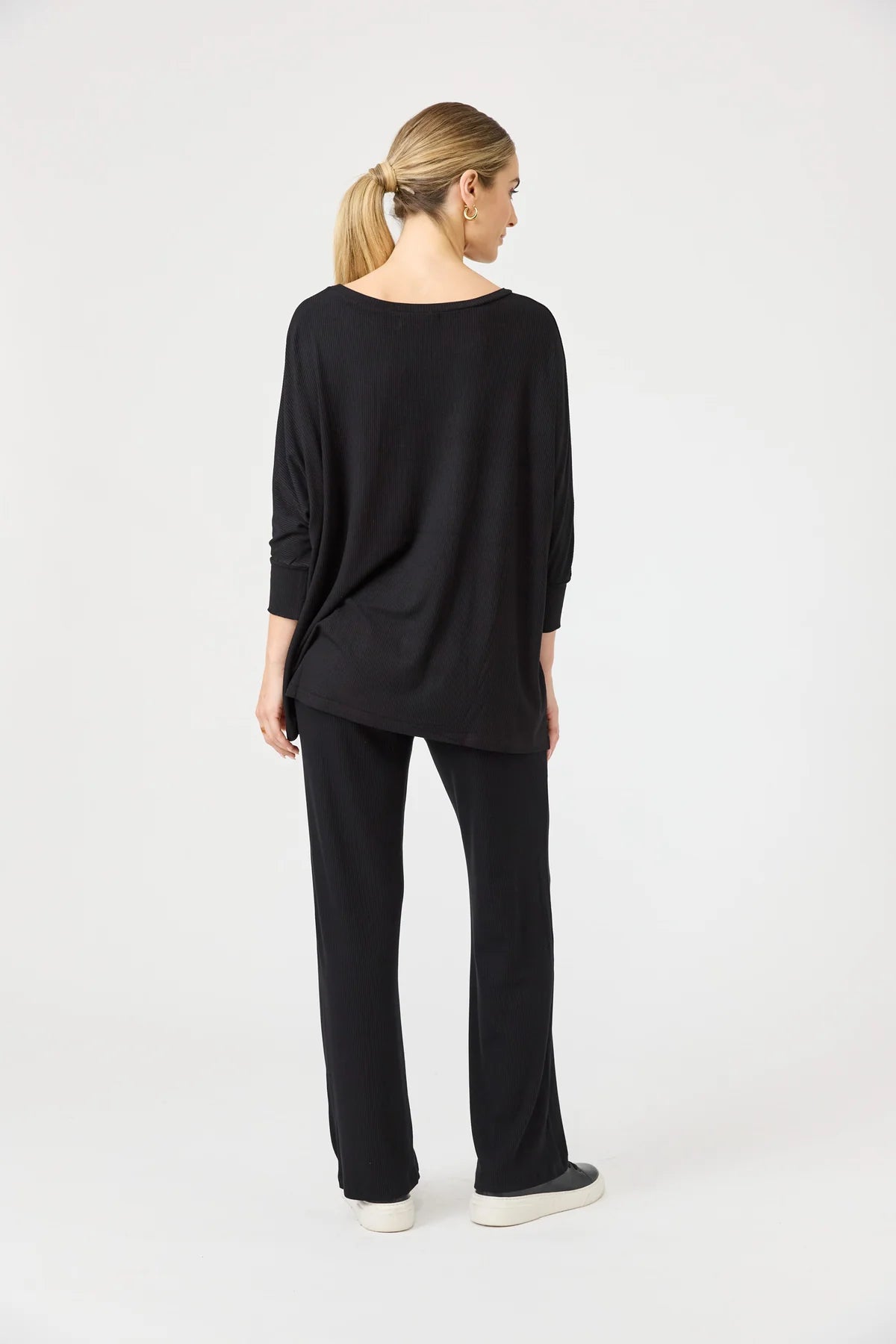 Studio Jersey Top - Ebony