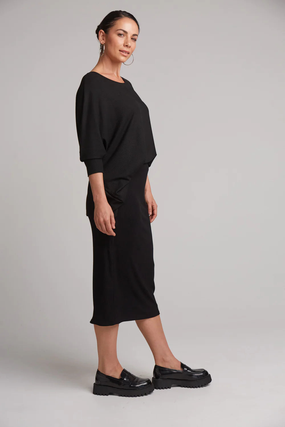 Studio Jersey Skirt - Ebony