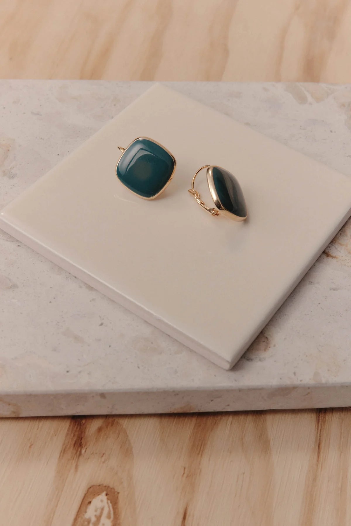 Navia Earring- Teal