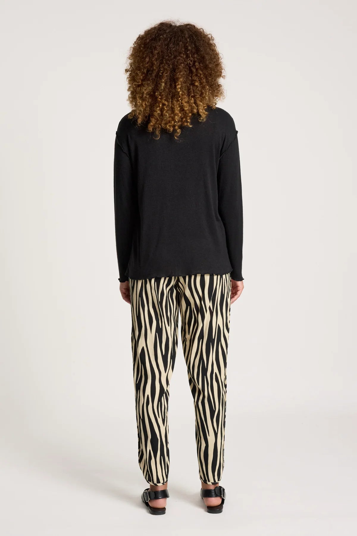 Aria Long Sleeve Top - Black