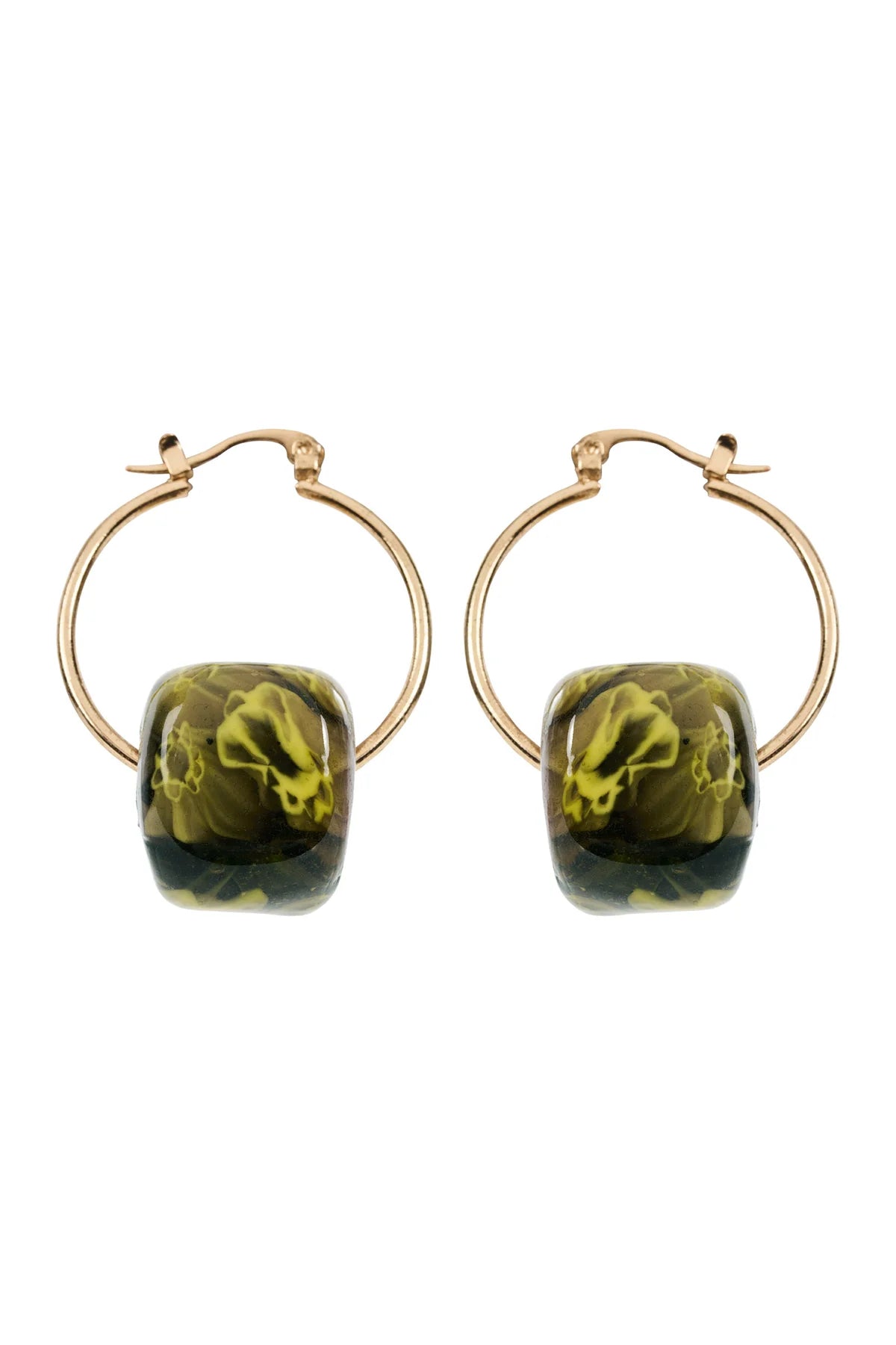 Oman Earring - Bead Hoop