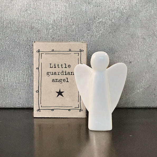Porcelain Quoted Matchbox - Little Guardian Angel