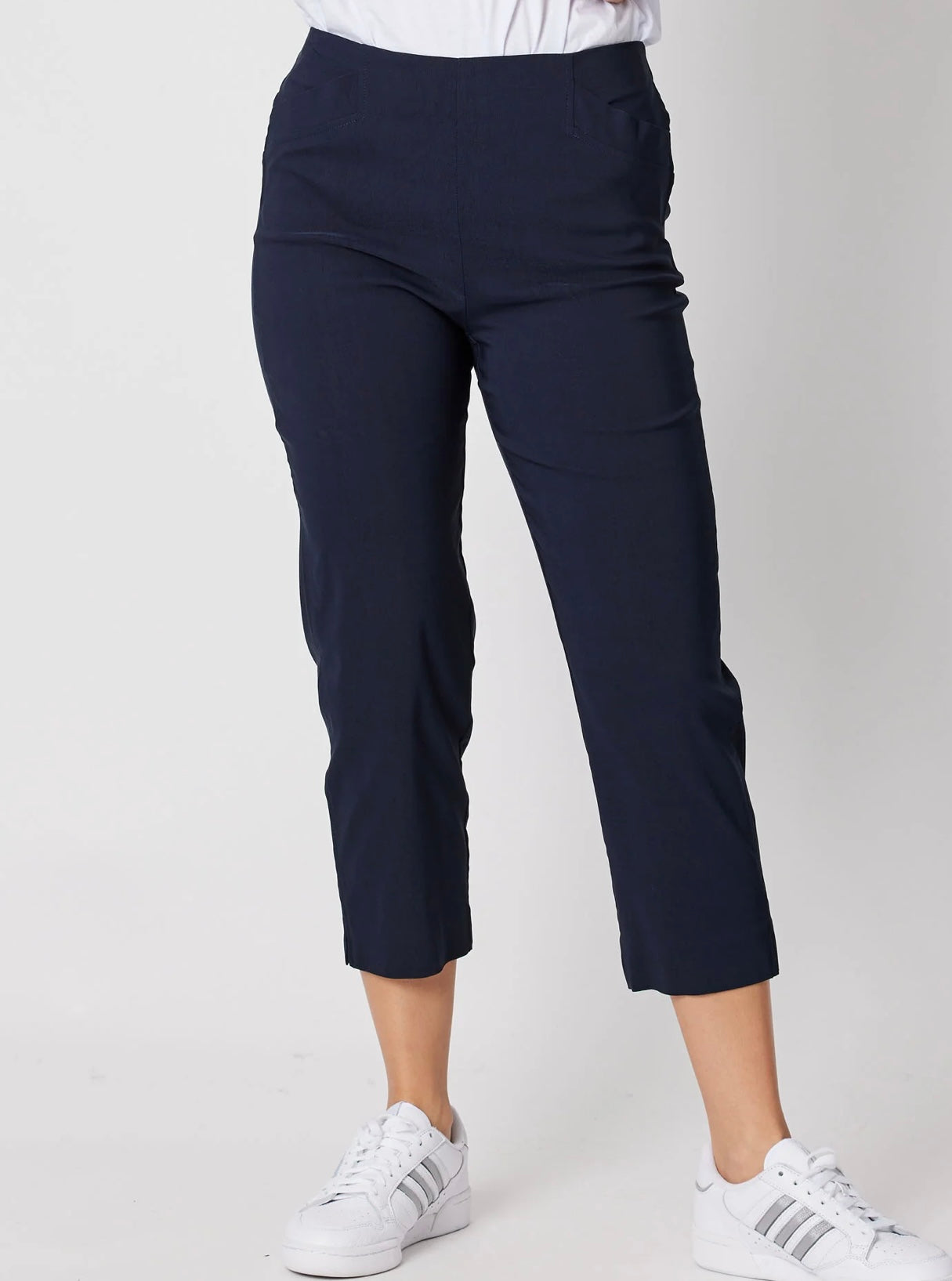Zara Stretch 7/8 Pant - Navy