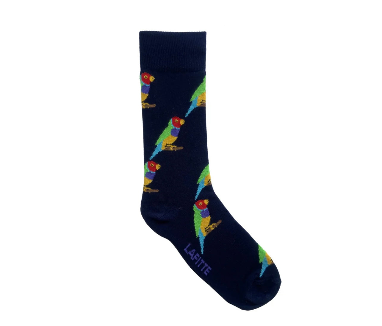 Golden Finch Navy Socks