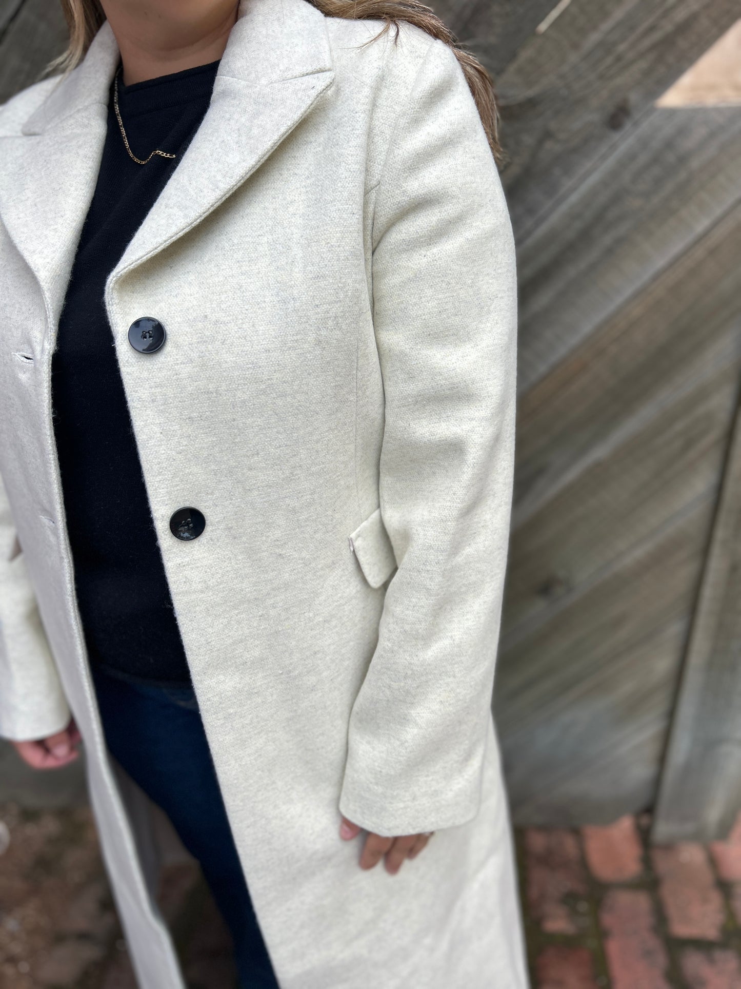 Long Line Woolen Blazer/Coat