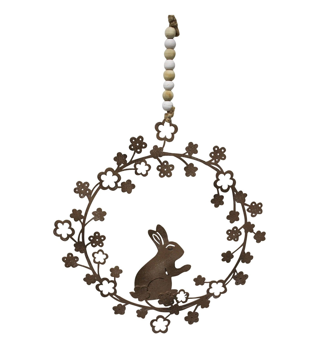 Rusted Rabbit Wreath