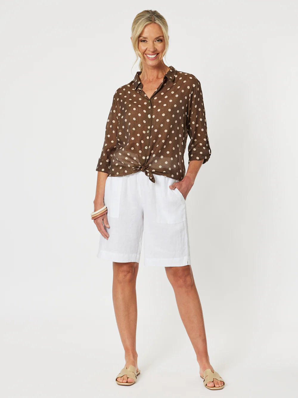 Jersey Waist Short - White