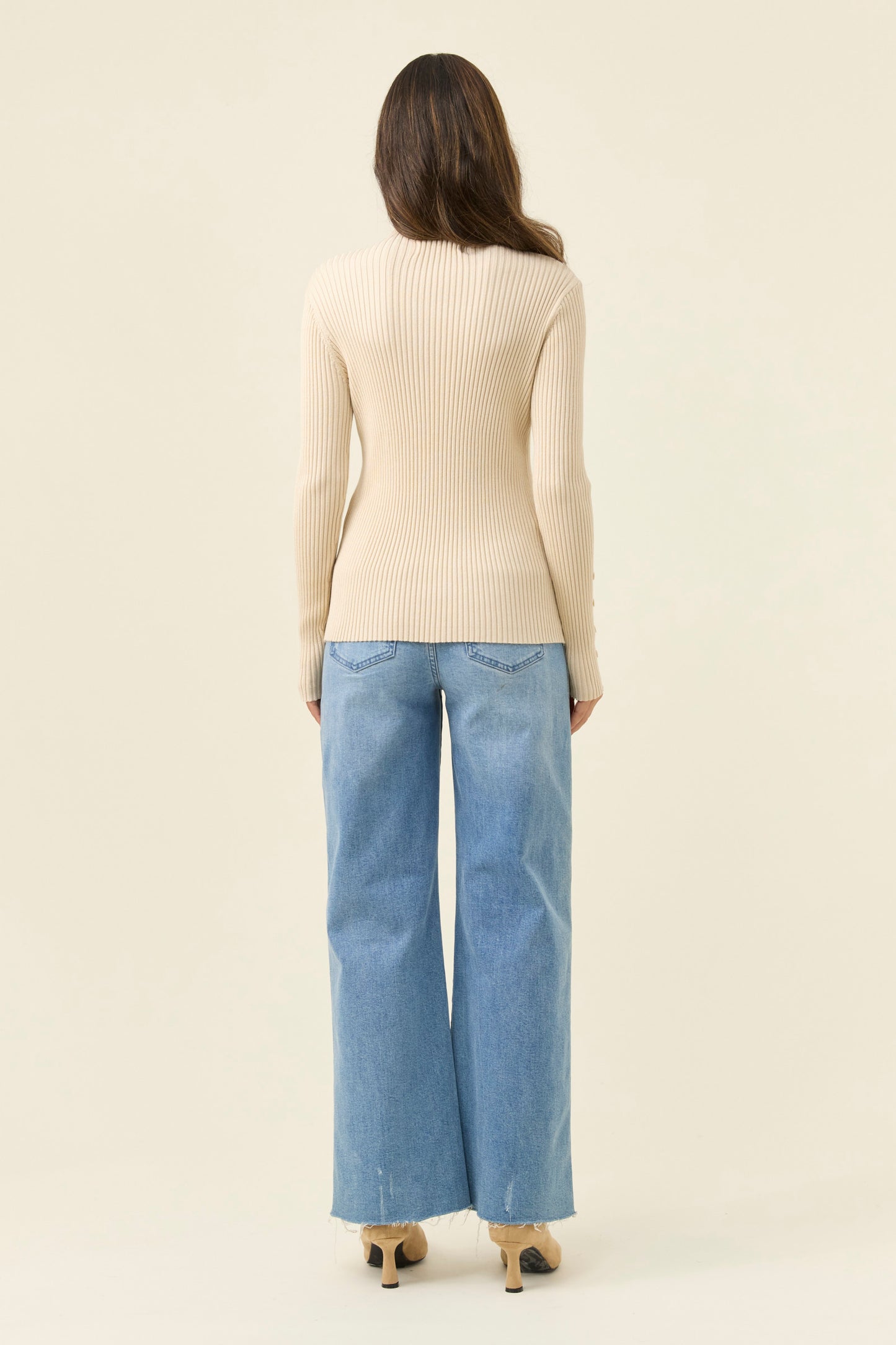 Juno Knit Top - Canvas