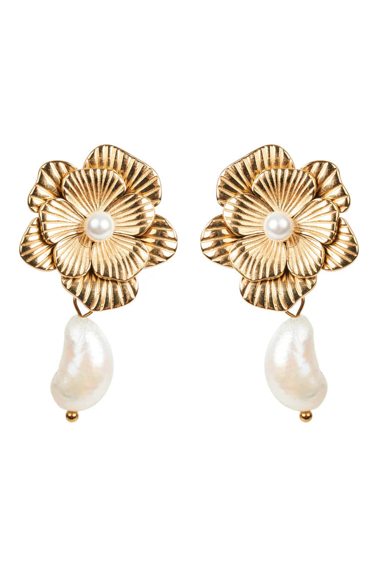 Miru Earring- Pearl Drop
