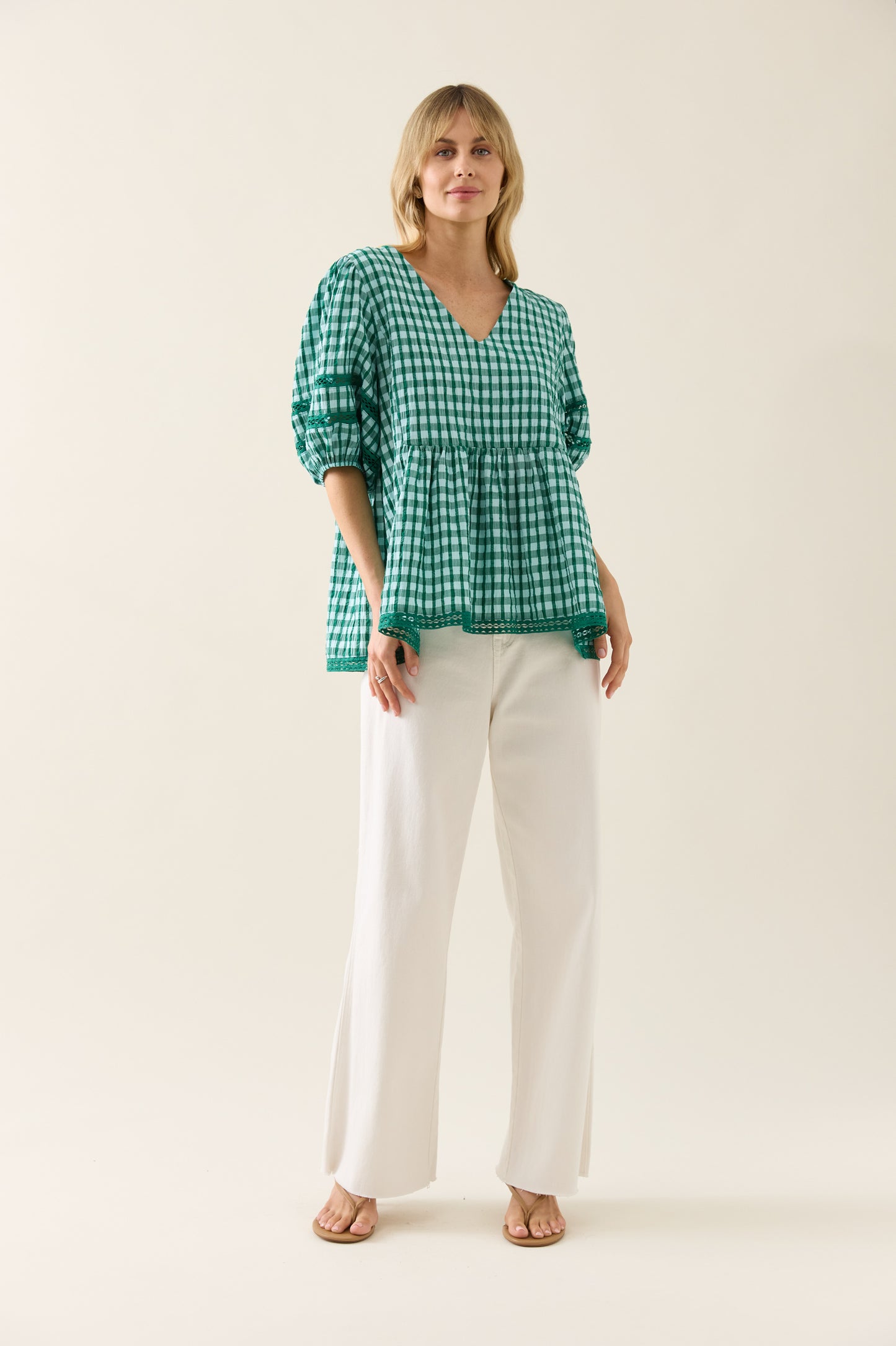 Esther Tie Top - Baltic