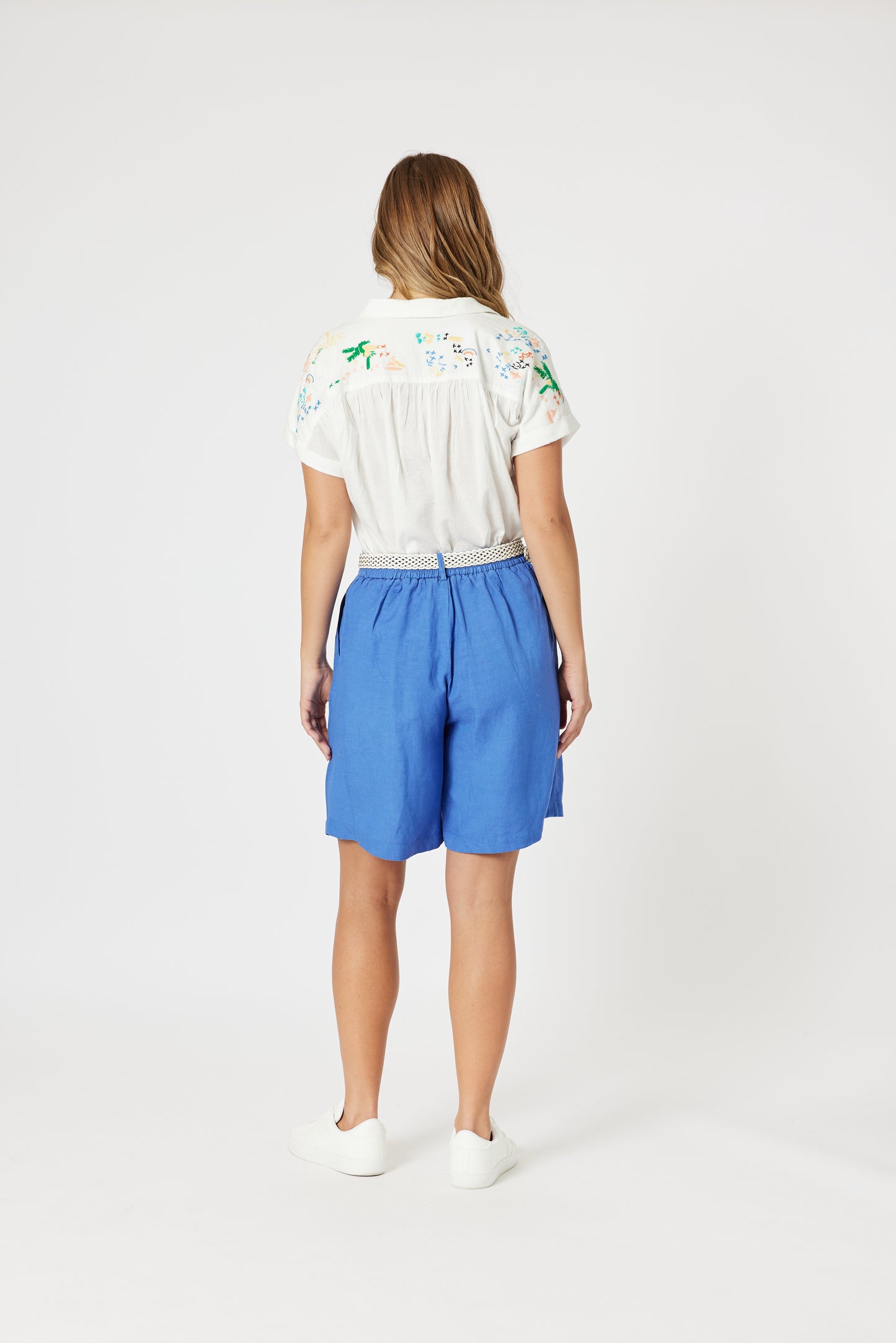 The Lino Short- Blue