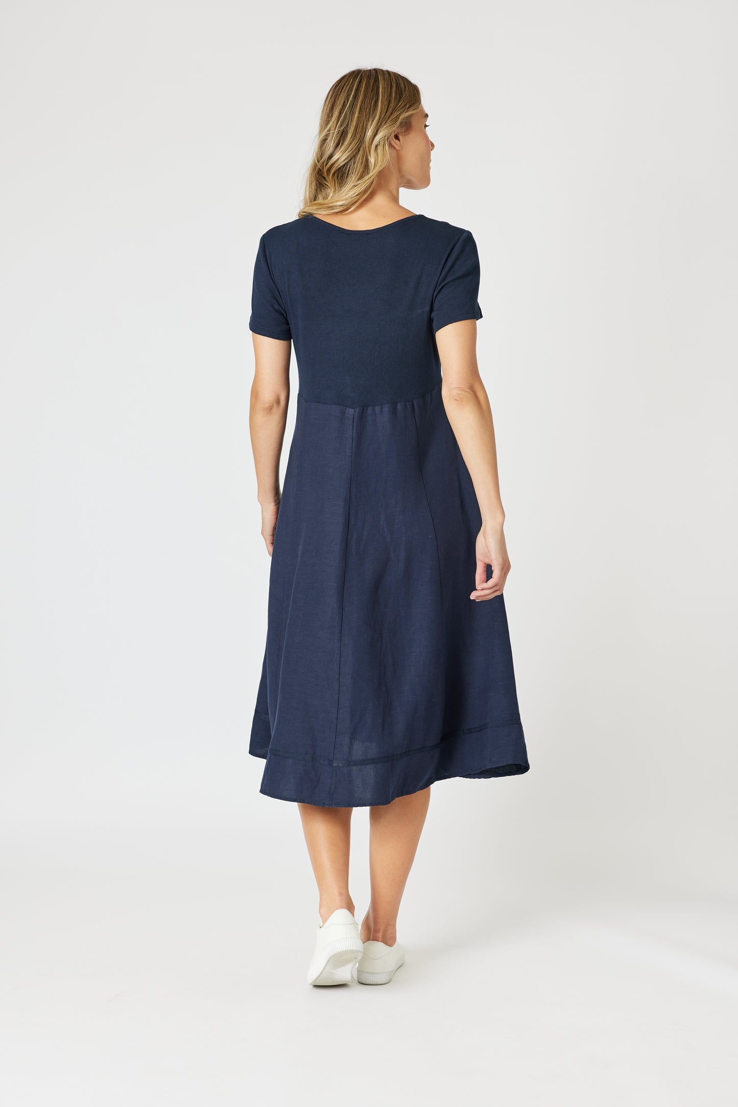 Maria Dress- Navy