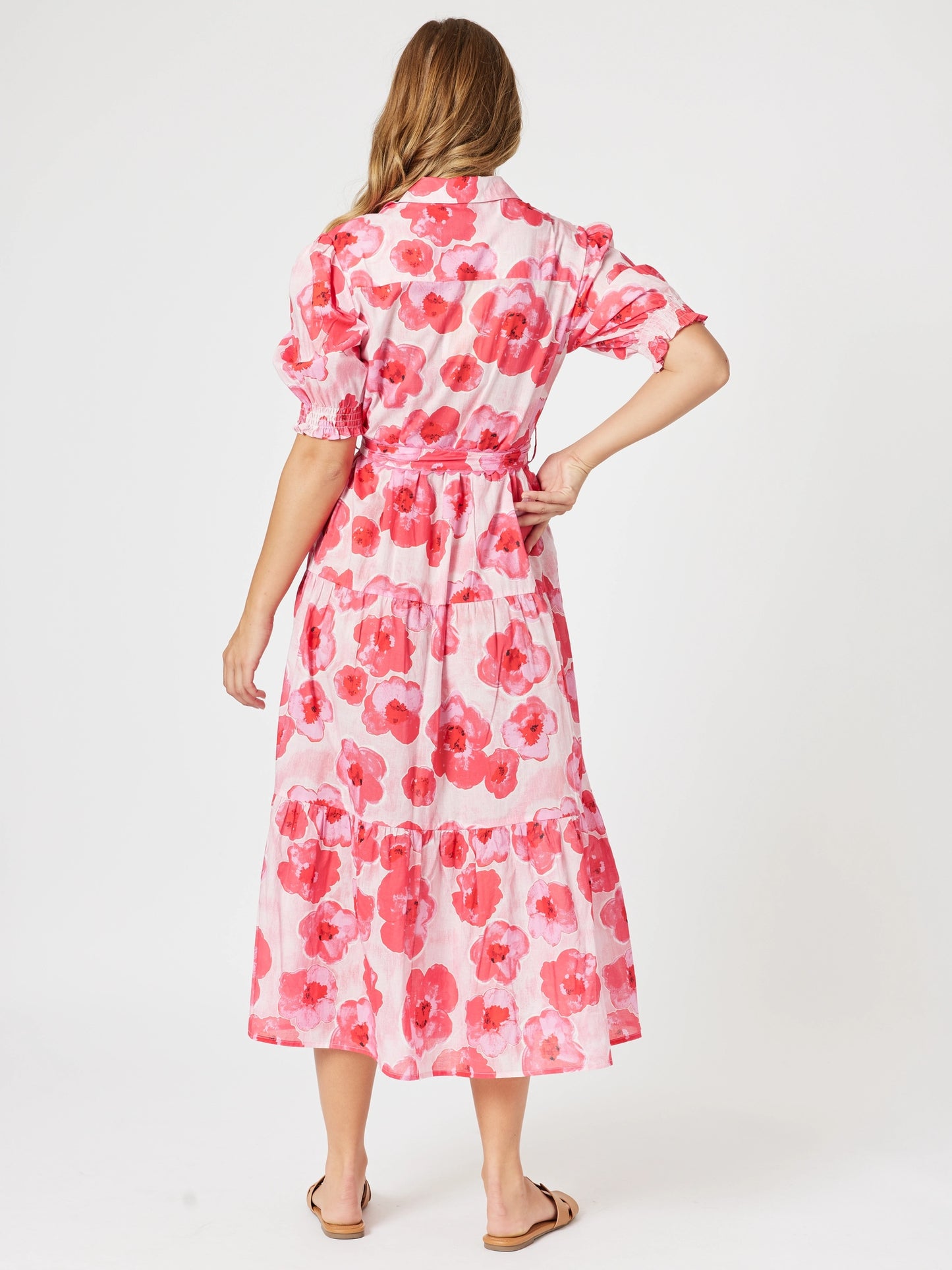 Pink Poppies Dress
