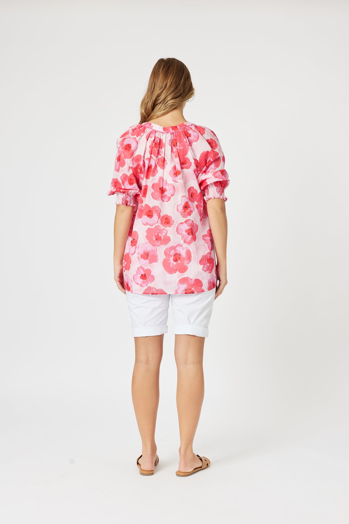Pink Poppies Top