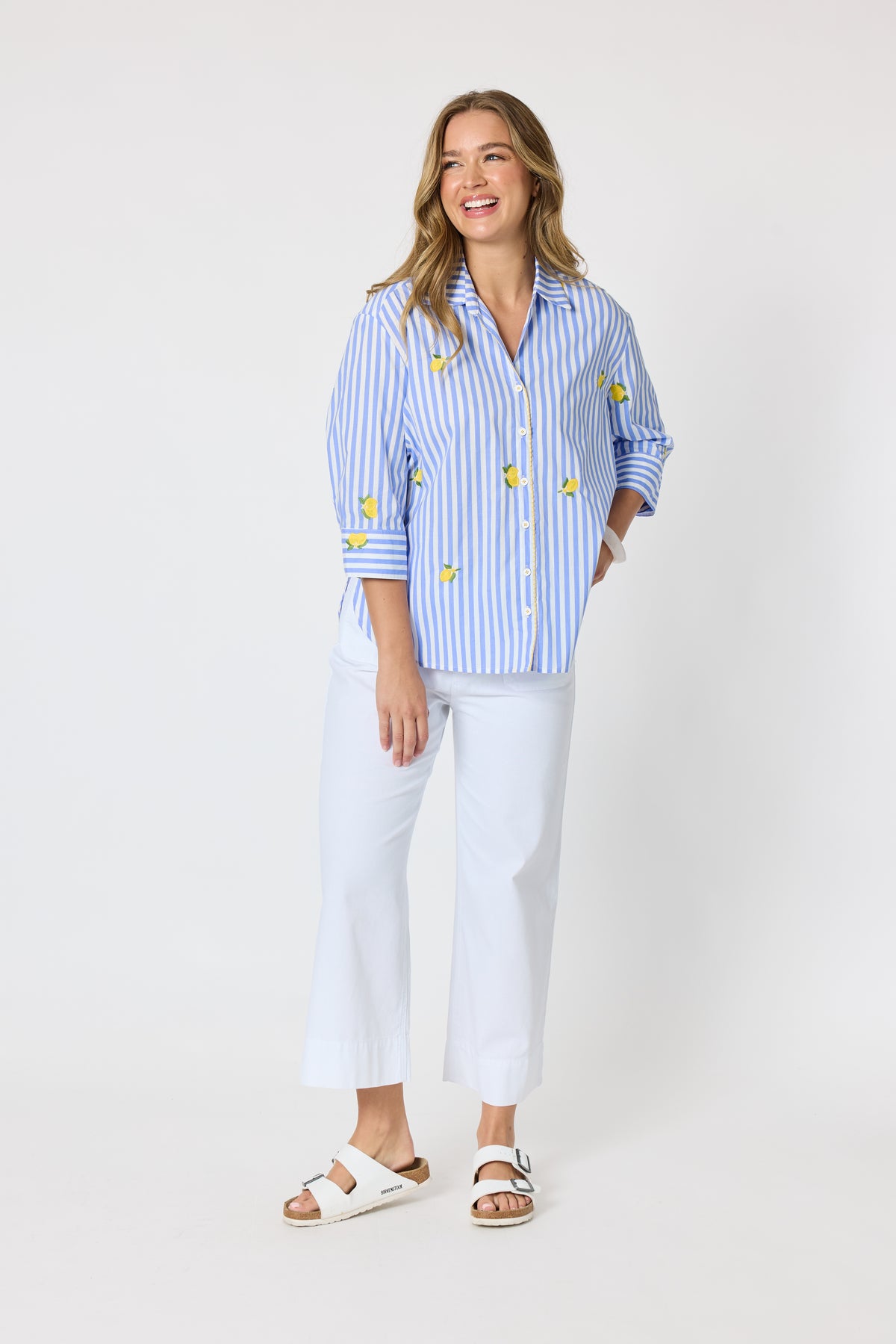 Spritz Stripe Top - Blue/White