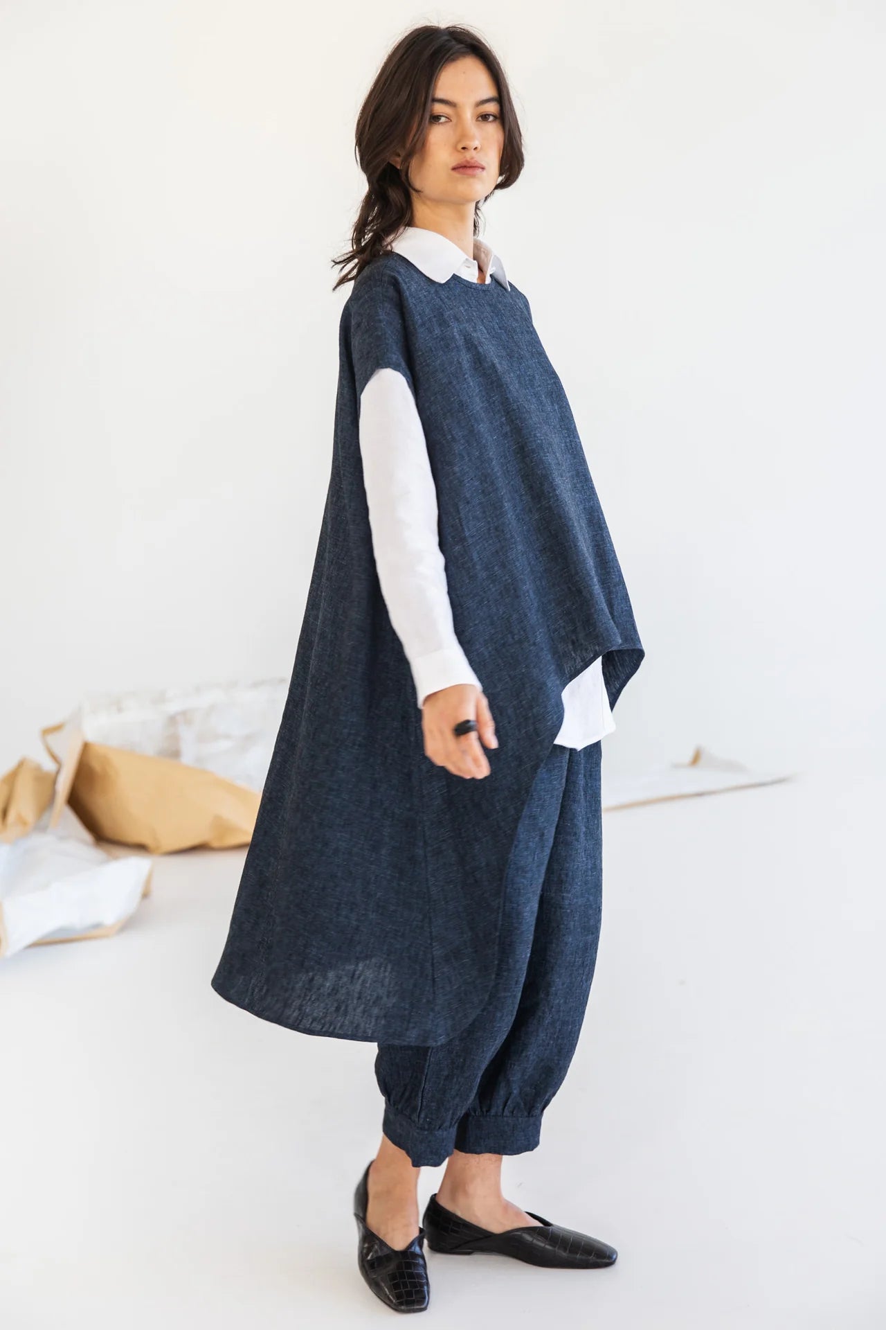 Aurora Top - Navy