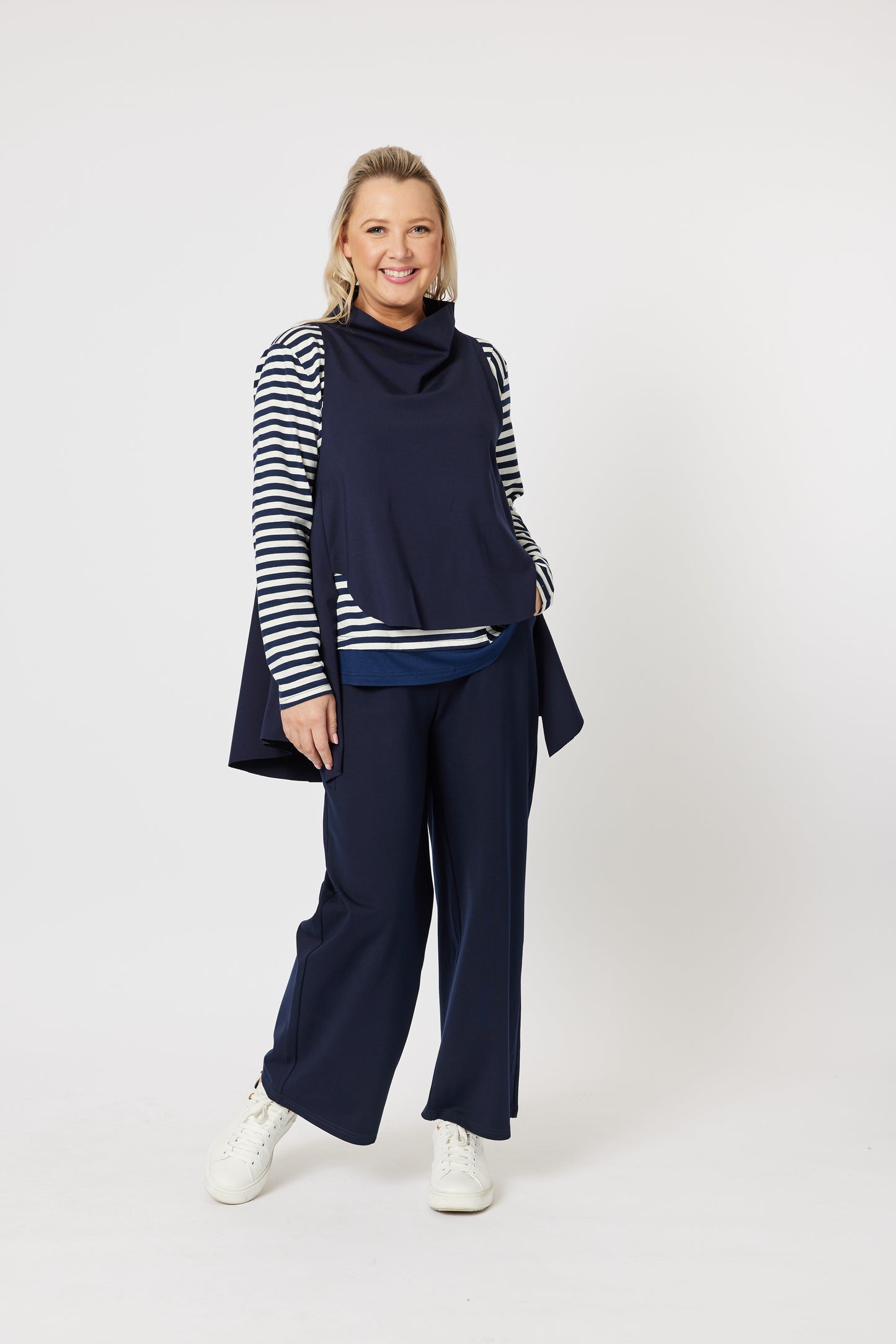 Cameron Layer Top - Navy