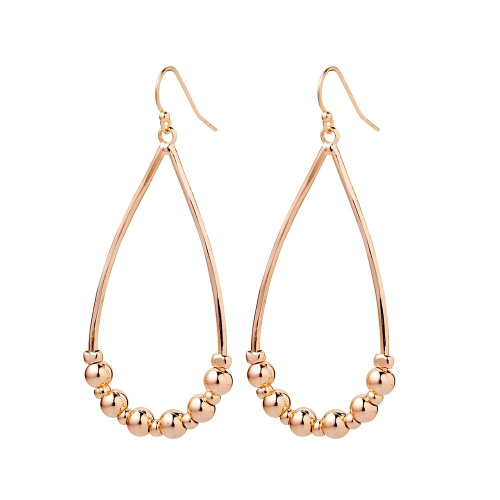 Allure Tear drop Earring - Rose Gold