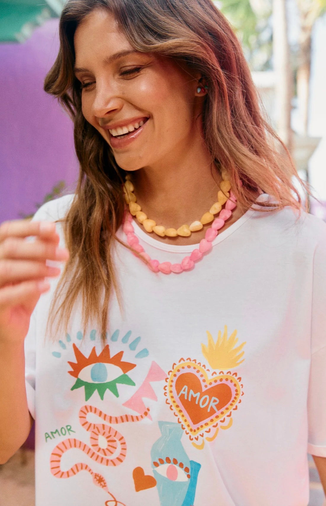 Mykonos Necklace - Sorbet