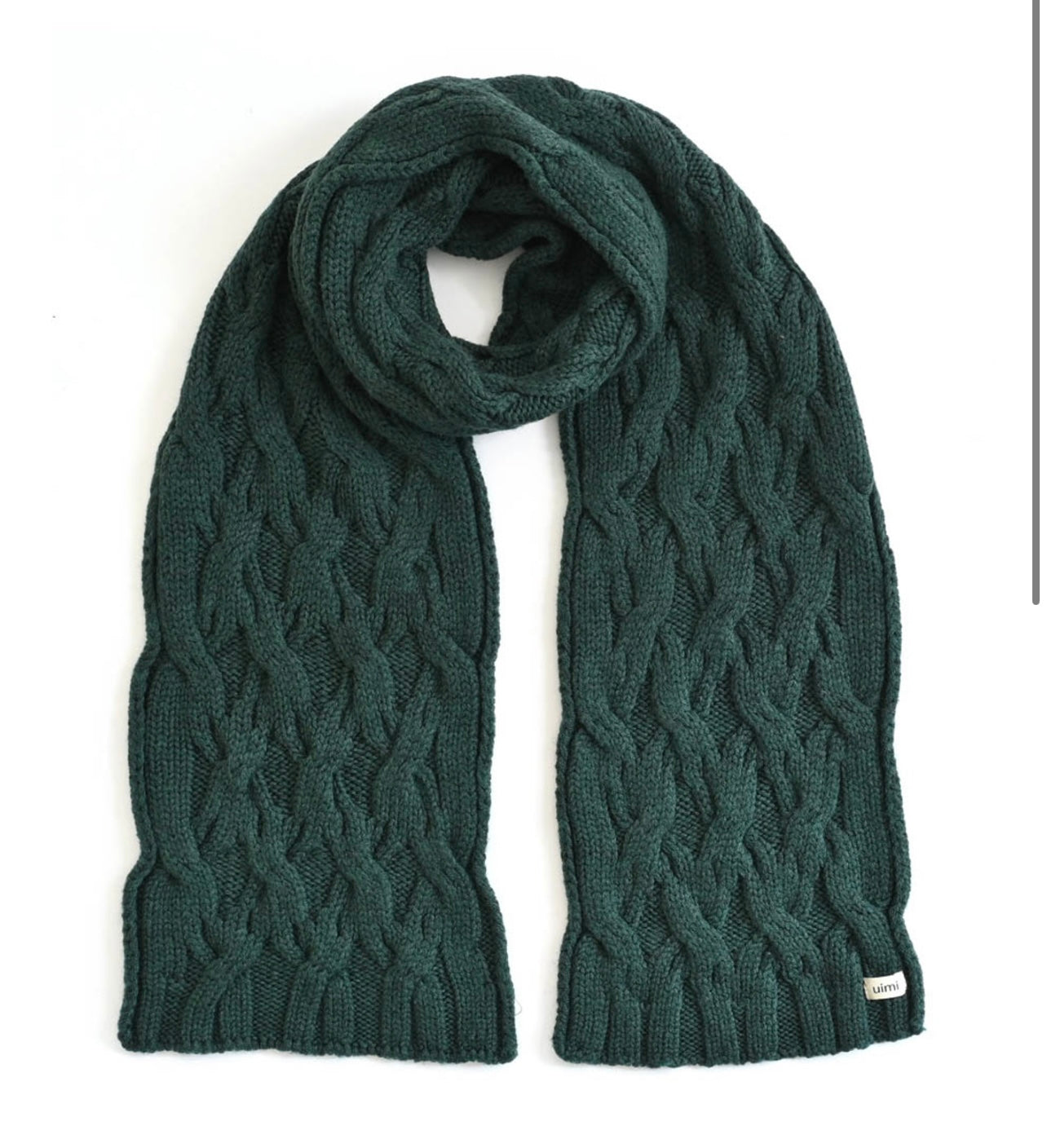 Mabel Merino Wool Scarf - Hunter