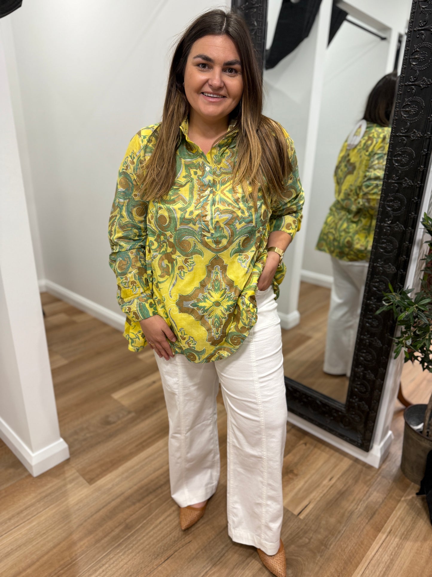 Printed Swing Blouse