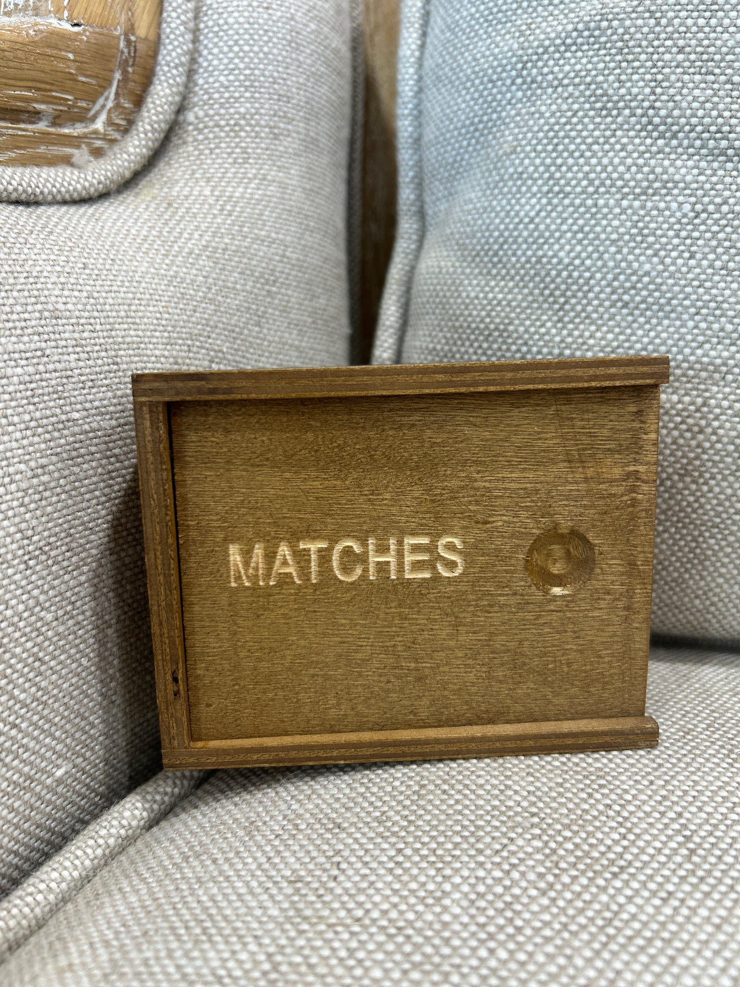 Wooden Match Box