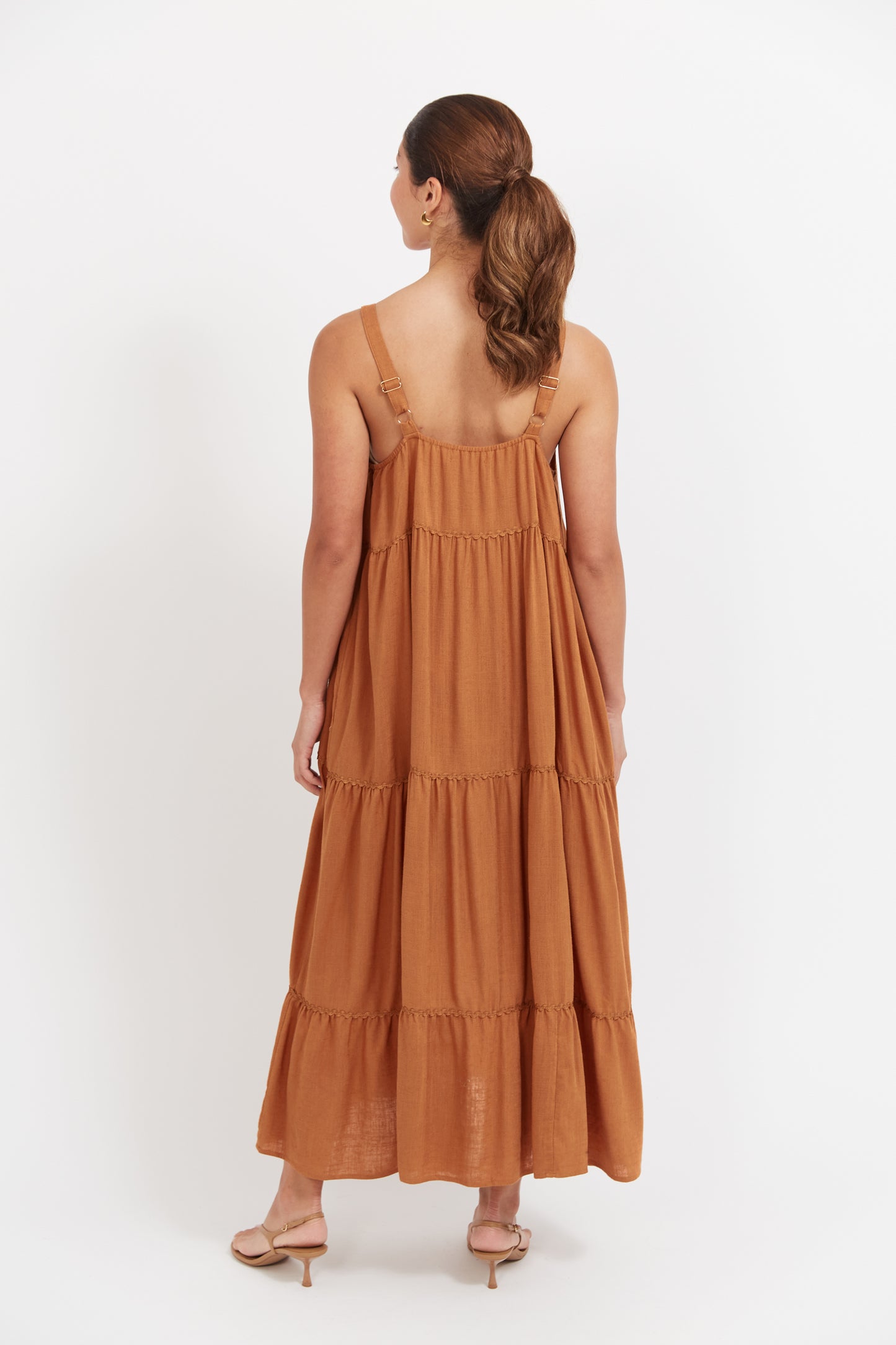 Haiti Tank Maxi Dress-Tan