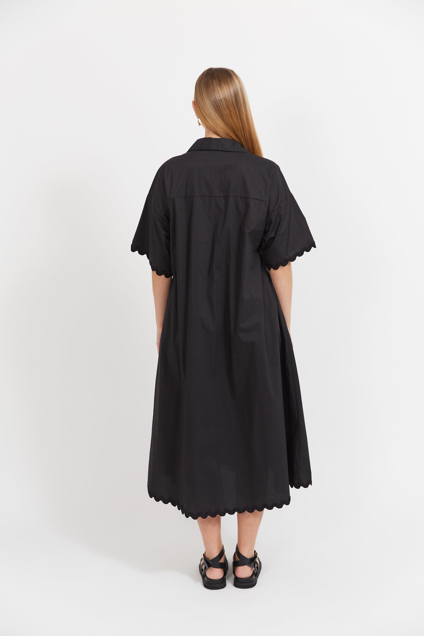 Brasilia Shirt Dress - Black