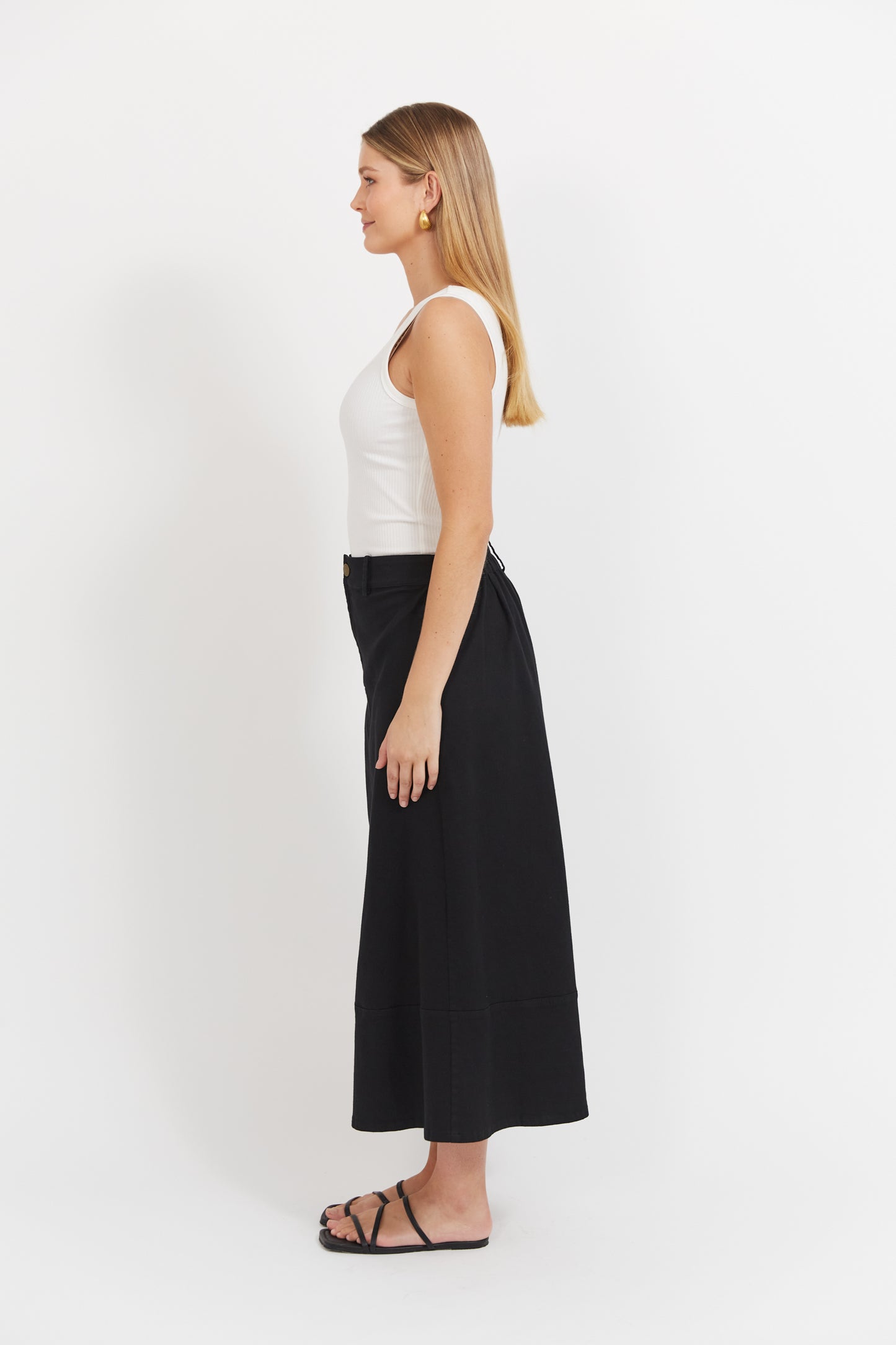 Panama Maxi Skirt - Black