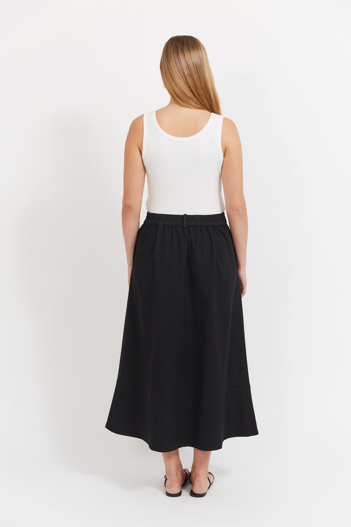 Panama Maxi Skirt - Black