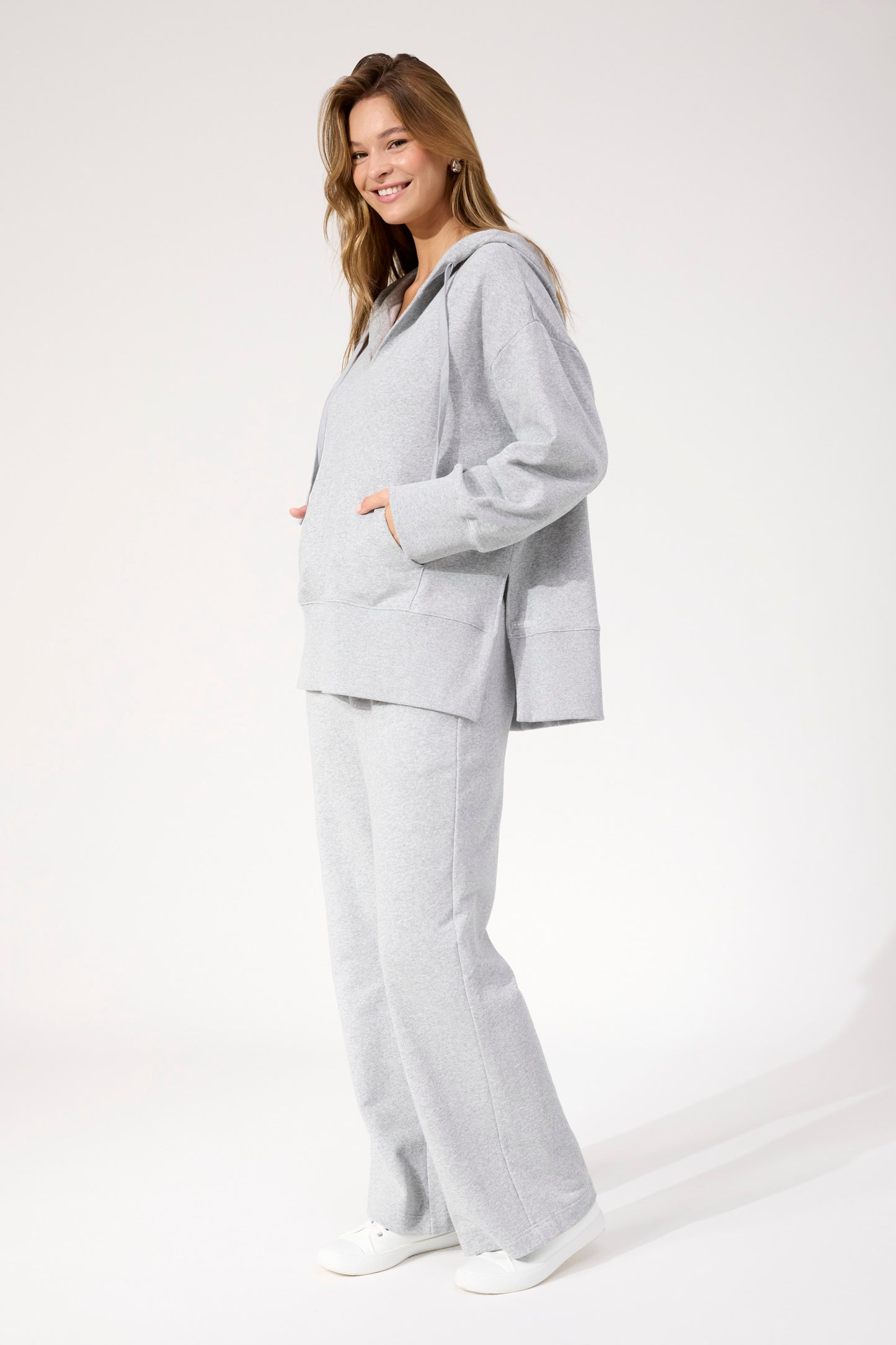 Boston Sweat Hoodie - Grey