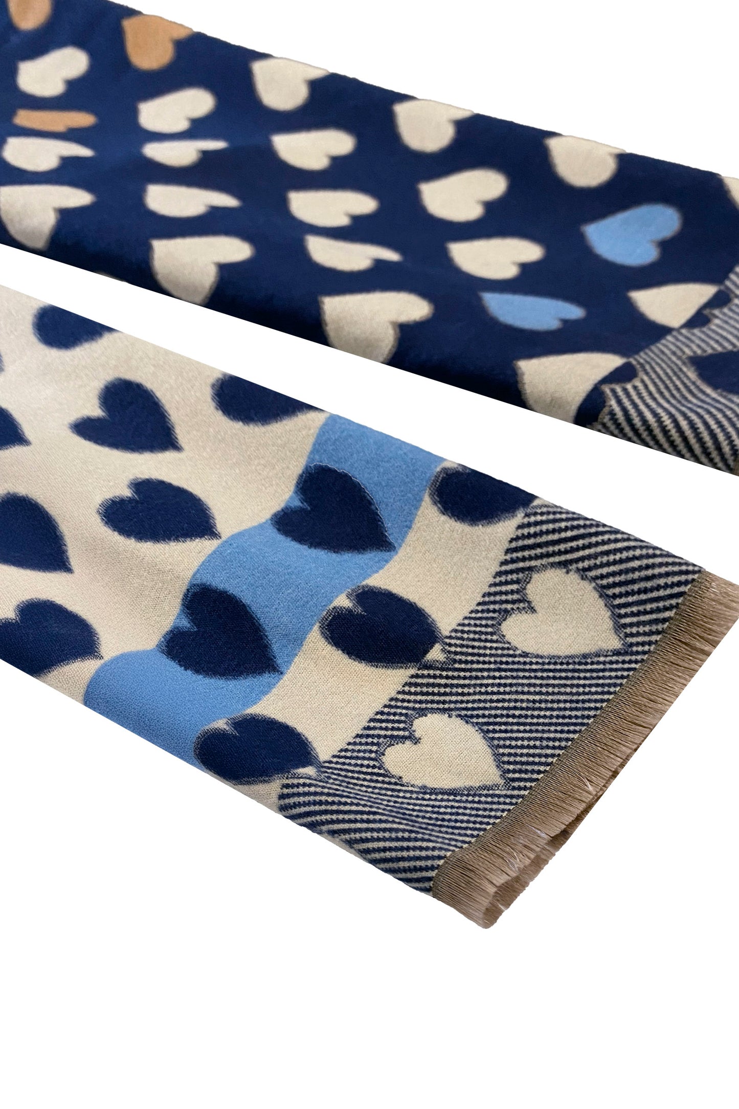Savioe Heart Scarf- Denim