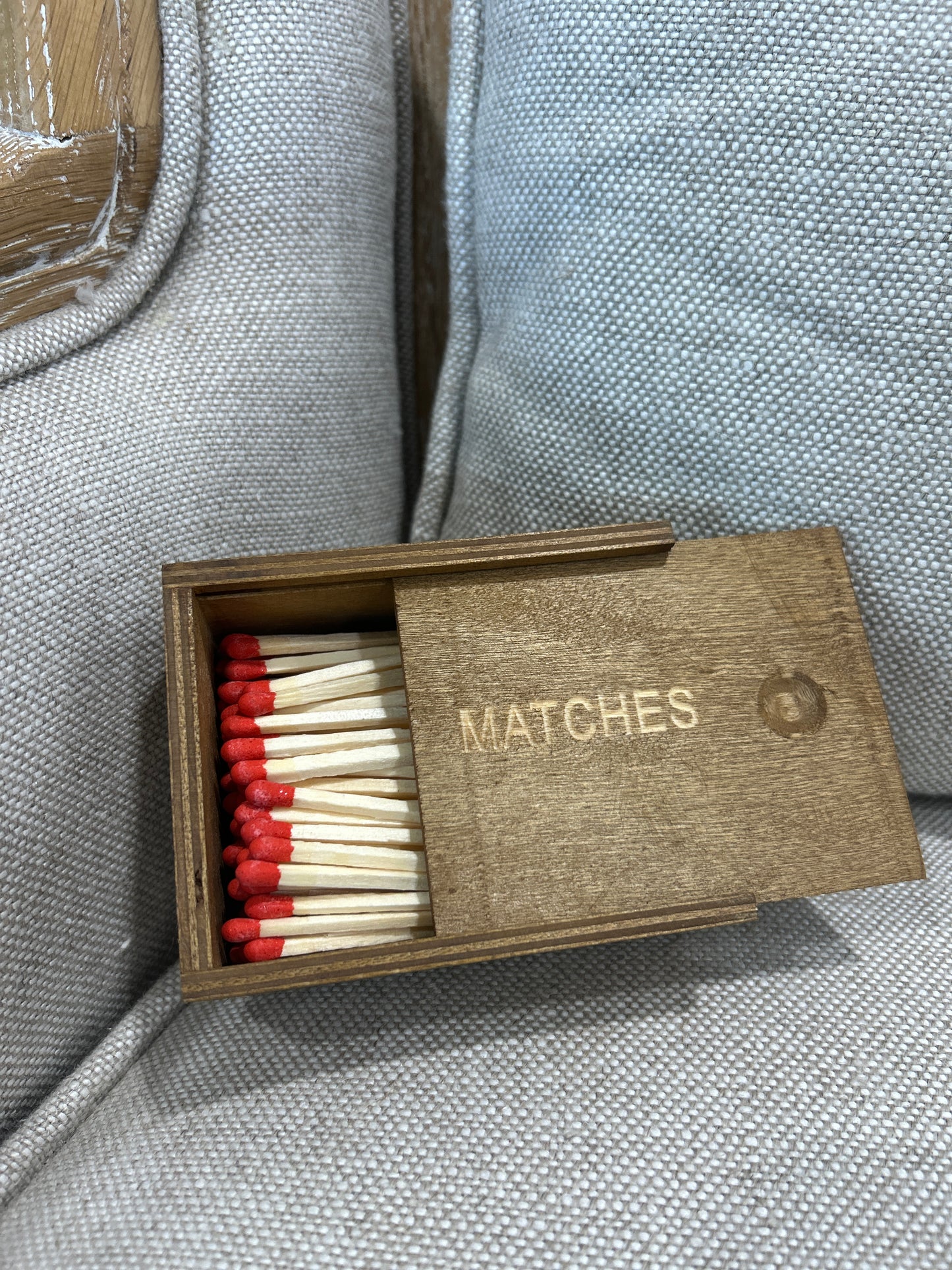 Wooden Match Box