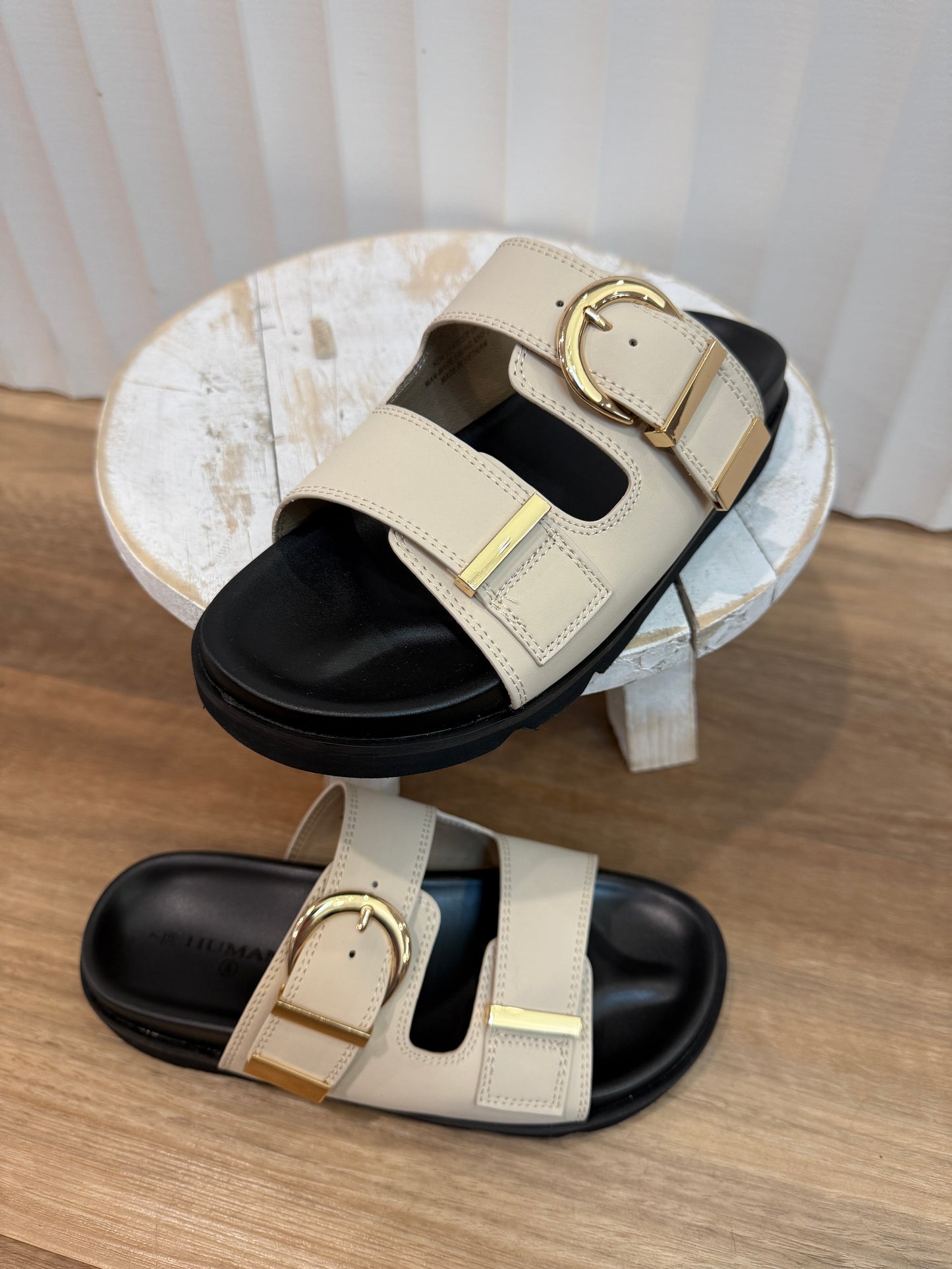 Nelly Sandal- Bone