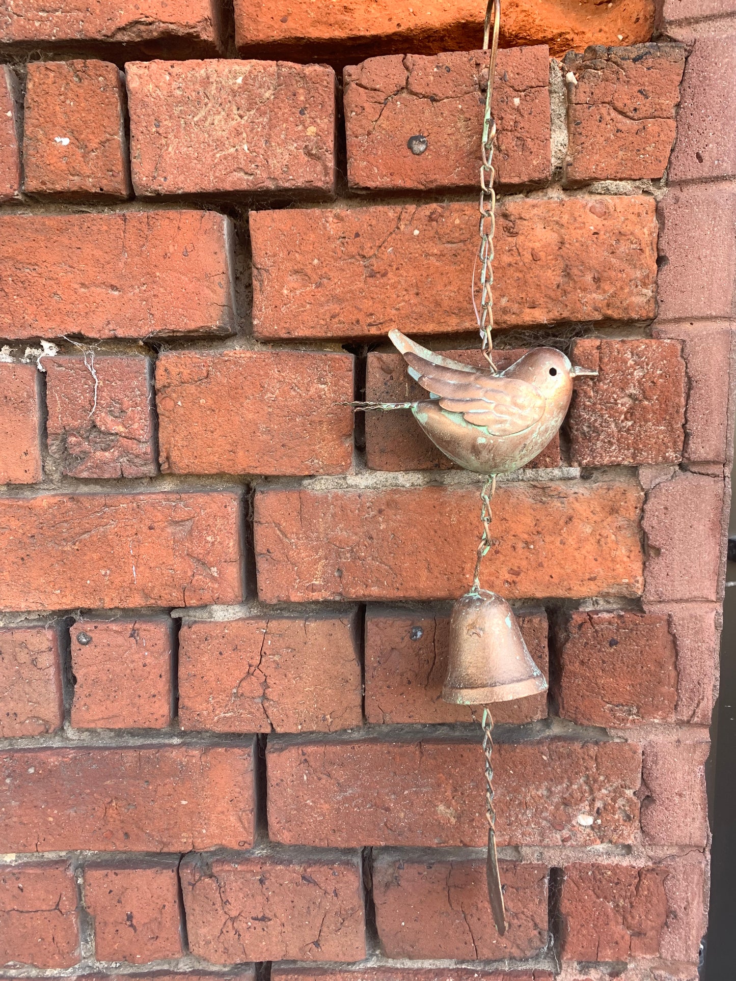 Chain Bird with Bell- Rose Gold